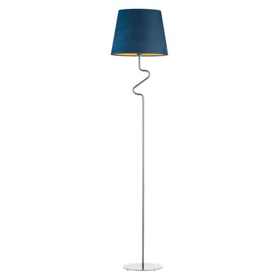 Designerska lampa podłogowa do sypialni FOGO VELUR