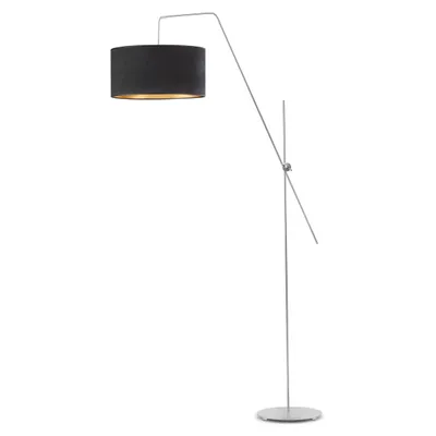 Elegancka lampa stojąca na wysięgniku do salonu BILBAO VELUR