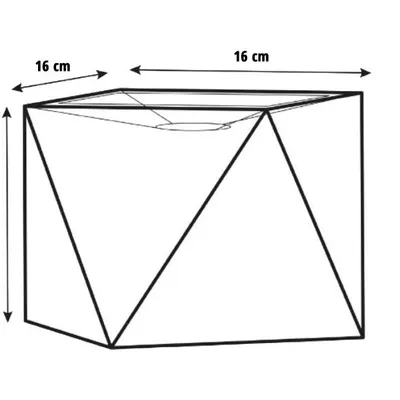 Abażur DIAMENT 16 x 16 x 16