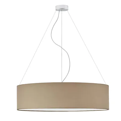 Lampa wisząca do salonu PORTO fi - 80 cm - kolor beżowy