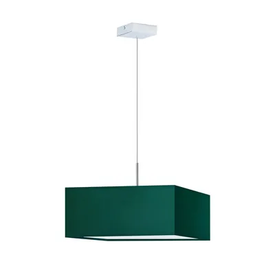 Lampa wisząca do salonu BOGOTA - kolor zieleń butelkowa