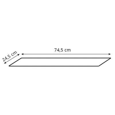 Denko do lampy z abażurem PROSTOKĄT 74,5x24,5x25