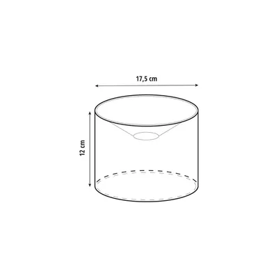 Abażur WALEC Ø17,5