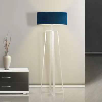 Designerska lampa podłogowa do salonu MOSS VELUR