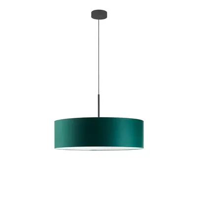 Lampa wisząca z regulacją SINTRA fi - 60 cm - kolor zieleń butelkowa