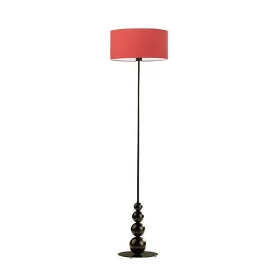 Lampa stojąca podłogowa czarne kule loft ROMA