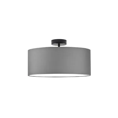 Designerska lampa sufitowa WENECJA fi - 40 cm - kolor szary stalowy