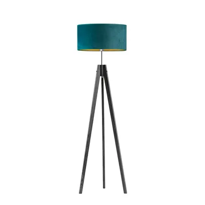 Designerska lampa stojąca na 3 nogach HAITI VELUR