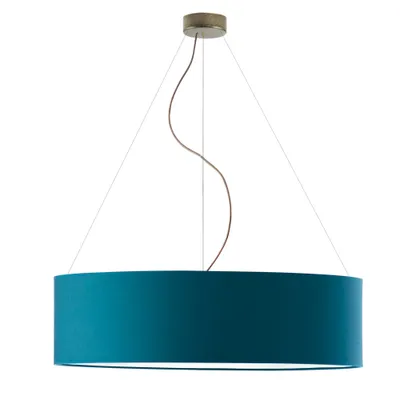 Designerska lampa wisząca z regulacją PORTO fi - 80 cm - kolor morski