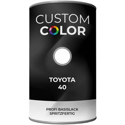 Custom Color Lakier Bazowy Gotowy do użycia TOYOTA 40 1L baza