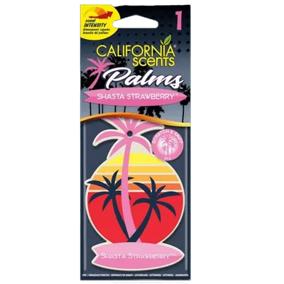 CALIFORNIA SCENTS PALMA Zawieszka samochodowa SHASTA STRAWBERRY