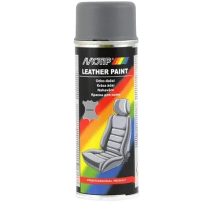 MOTIP SPRAY LAKIER DO SKÓR LEATHER 200ML Szary