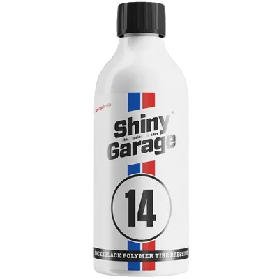 SHINY GARAGE BACK2BLACK POLYMER Tire Dressing Mleczko Dressing do opon 500ml