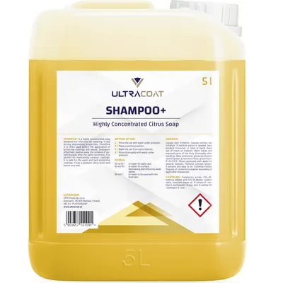 Ultracoat Shampoo+ Szampon samochodowy 5L