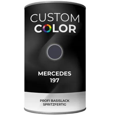 Custom Color Lakier Bazowy gotowy do natrysku baza MERCEDES 197 1L