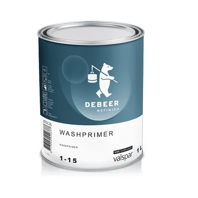 Debeer Wash Primer 1-15 komplet 2L