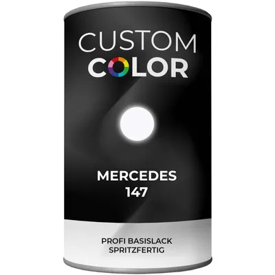 Custom Color Lakier Bazowy gotowy do natrysku baza MERCEDES 147 1L