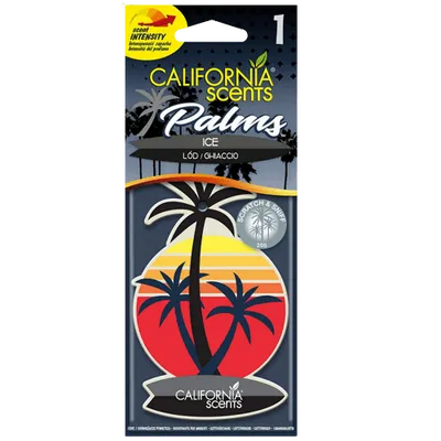 CALIFORNIA SCENTS PALMA Zawieszka samochodowa ICE