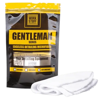 WORK STUFF GENTLEMAN Basic White Mikrofibra 350gsm