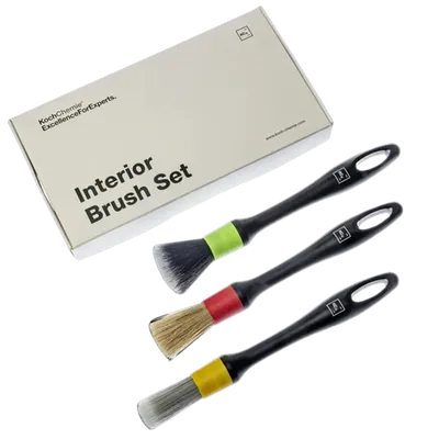 Koch Chemie ZESTAW PĘDZLI CZYSZCZĄCYCH INTERIOR BRUSH SET