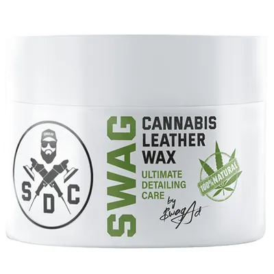 SWAG CANNABIS LEATHER WAX Twardy wosk do skóry 220ml