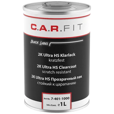 CARFIT HS ULTRA LAKIER BEZBARWNY 1L + UTW 0,5L 2K