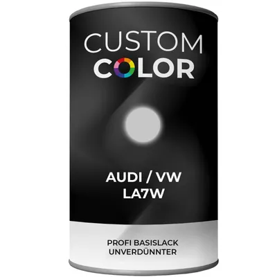 Custom Color Wydajny Lakier Bazowy 1:1 AUDI / VOLKSWAGEN VW LA7W 1L