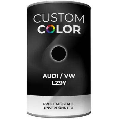 Custom Color Wydajny Lakier Bazowy 1:1 AUDI / VOLKSWAGEN VW LZ9Y 1L