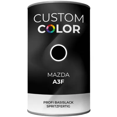 Custom Color Lakier Bazowy Gotowy do użycia Mazda A3F 1L