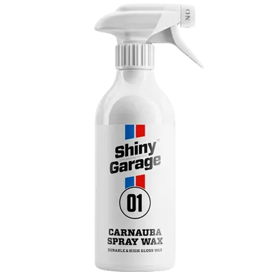 SHINY GARAGE CARNAUBRA SPRAY WAX V2 Zaawansowany płynny wosk w sprayu 250ml