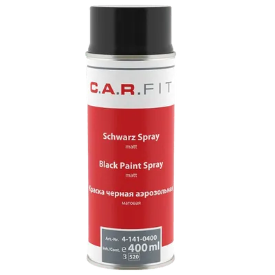 CARFIT LAKIER AKRYLOWY CZARNY MAT 400ML