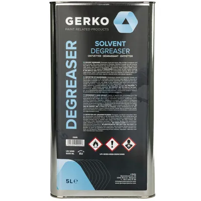 GERKO Solvent Degreaser Zmywacz silikonowy do silikonu odtłuszczacz 5L