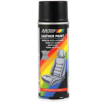 MOTIP SPRAY LAKIER DO SKÓR LEATHER 200ML Czarny