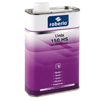 Roberlo Unix 150HS Lakier bezbarwny komplet z utwardzaczem 1l Szybki