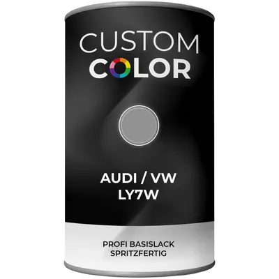 Custom Color Lakier Bazowy Gotowy do użycia AUDI / VOLKSWAGEN VW LY7W 1L