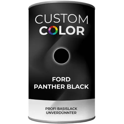 Custom Color Wydajny Lakier Bazowy 1:1 FORD PANTHER BLACK 1L