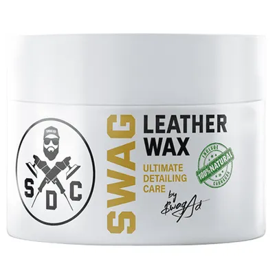 SWAG LEATHER WAX Twardy wosk ochronny do skóry 220ml