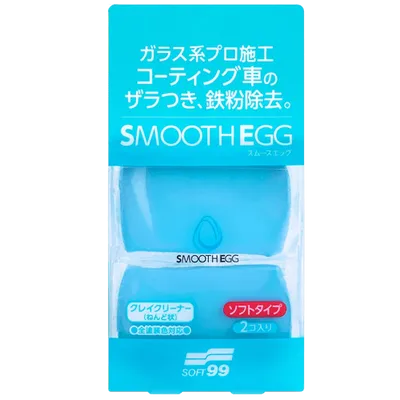 SOFT99 Smooth Egg Clay Bar Glinka do czyszczenia lakieru 2szt