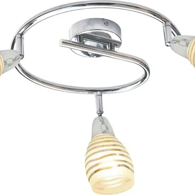 LAMPA SUFITOWA JUBILAT SPIRALA E14 LED CHROM