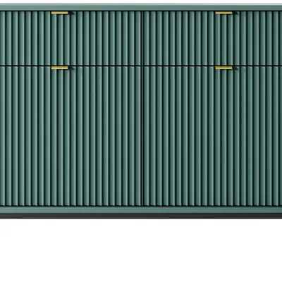 Nowoczesna komoda z szufladami 104 cm AVANTI ryflowane fronty