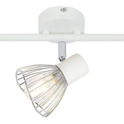 LAMPA ŚCIENNA FLY LISTWA E14 BIAŁY/CHROM