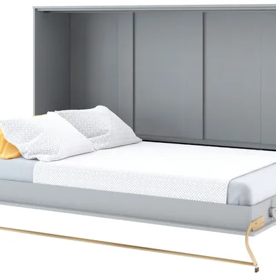 Szary półkotapczan lenart CONCEPT PRO poziomy pod materac 120x200 cm CP5S