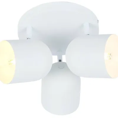 Lampa sufitowa 3xE27 32cm biała AZURO