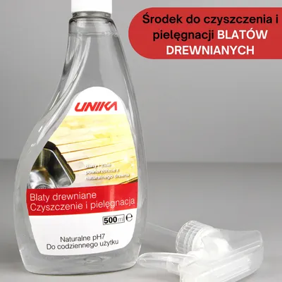 Specjalistyczny środek do czyszczenia i pielęgnacji blatów drewnianych - UNIKA 500 ml