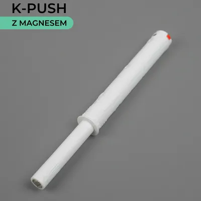 Odbojnik K-PUSH TECH 37 mm z magnesem- SZARY