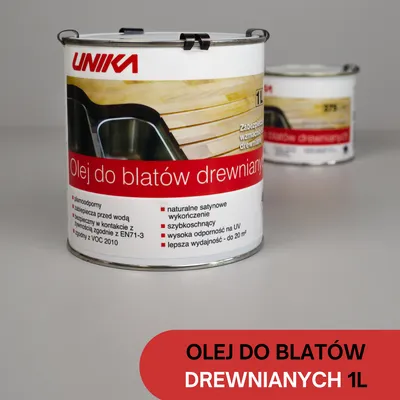 Olej do blatów drewnianych - UNIKA 1L