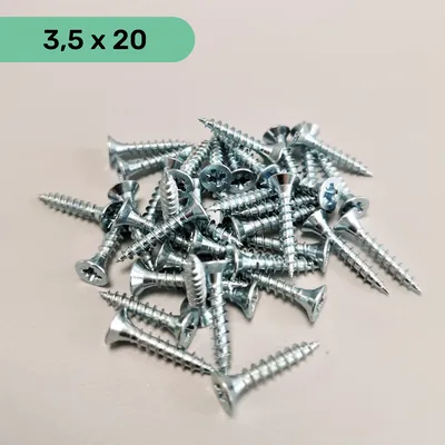 Wkręt hartowany uniwersalny 3,5 x 20 mm - 1 KG