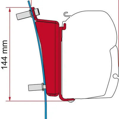 Adapter Markizy Fiamma F45 Transit L3/H3