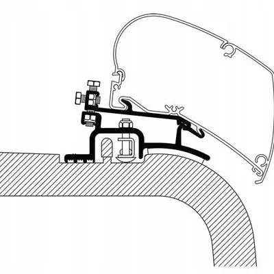 Adapter Markizy Thule Ducato 94-06 Dachowy