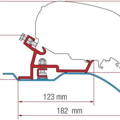 Adapter Markizy Fiamma F65/F85 Ducato 06-